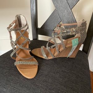 Strappy Wedges
